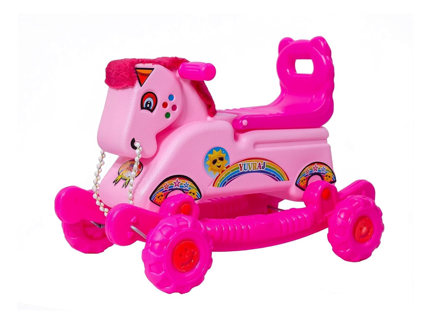 LUVIT 2 in 1 Baby Ride on Horse Rider and Rocker for Kids 1-3 Years Birthday Gift for Kids/Boys/Girls (Age 1 to 3) (Pink) (B0D1Q73W6C) Amazon Price History, Amazon Price Tracker