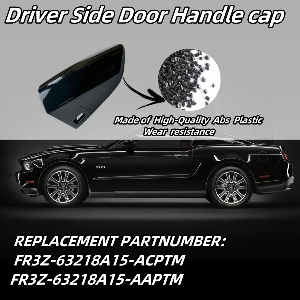 Amazon.com: HXDZA Driver Side Black Door Handle Cap Cover Keyhole