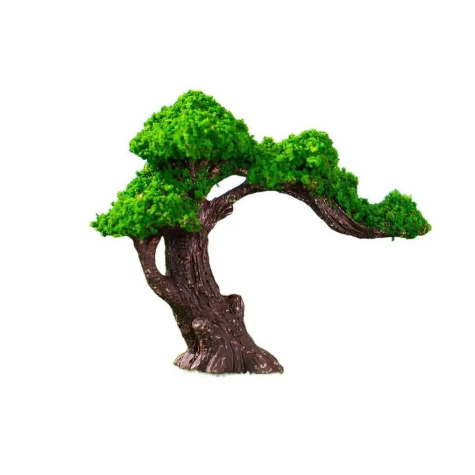 DUNSBY Model Trees 3pcs Simulation Mini Flower Tree Miniature Fairy Garden Moss Micro Landscape Decoration Ornament Resin Crafts(Color-01)