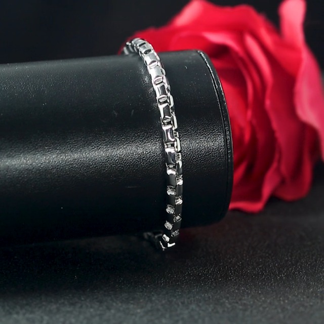 Amazon.com: Dankadi Men 925 Sterling Silver Bracelet Fashion Italy