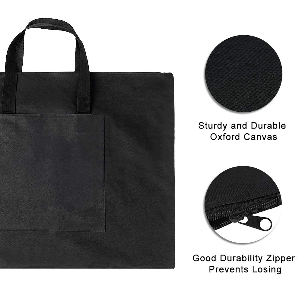 Hztyyier 21,3 x 26,4 pollici Canvas Art Schizzo Tavolo da disegno Borsa per il trasporto di file per artisti Articoli da viaggio per schizzi all'apertoBorsa portaoggetti per pittura A2 Painting Tools