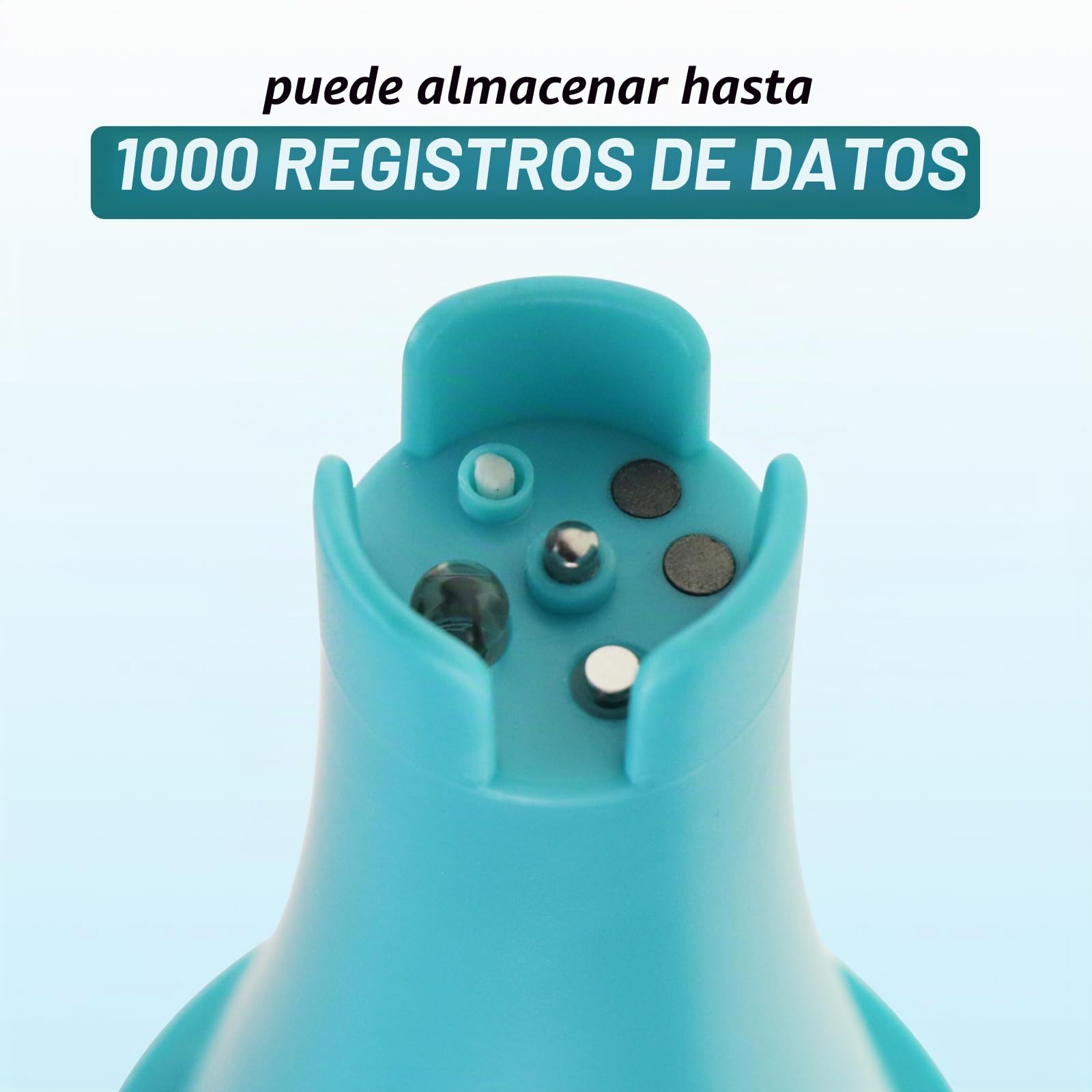 Monitor Digital Flotante de Agua 6 en 1 con Bluetooth | pH, EC, ORP, cloro, Salinidad y Temperatura en Tiempo Real | 1000 Registros de Datos, Resistente al Agua IP67, Monitorización 24 Horas