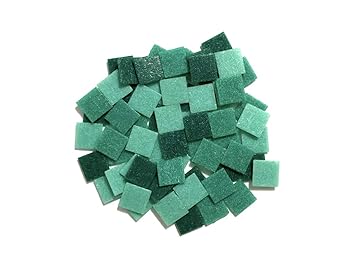 Sai Mosaic Art Vitreous Tiles, 200gm (Turquoise)