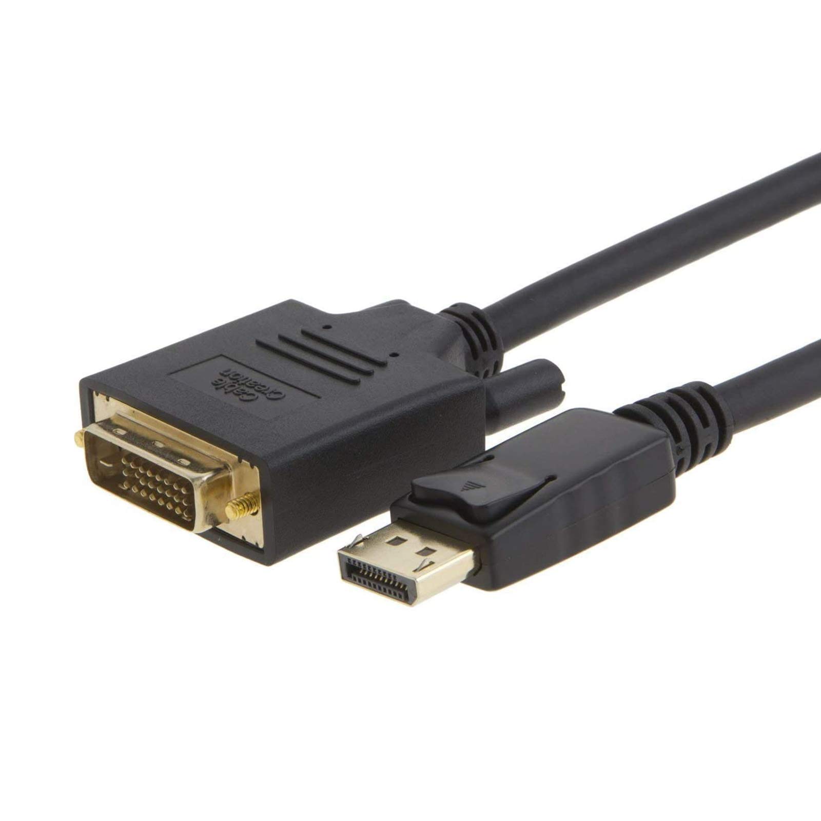 Active DisplayPort to DVI Cable 1.8M, DP to DVI-I Cord, Eyefinity Support Multi-Screen, 6ft Black