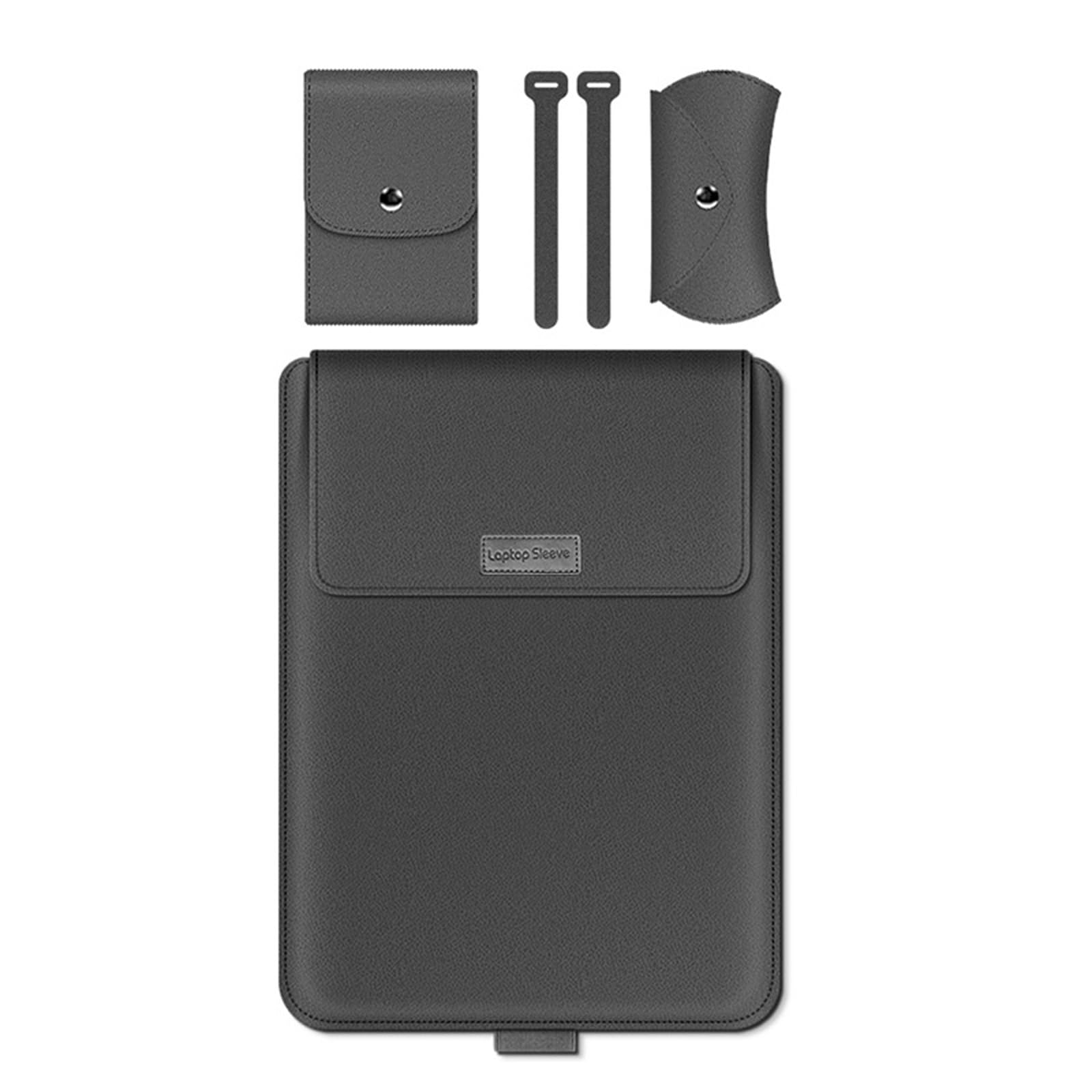 Funda para portátil de 14 pulgadas impermeable en piel sintética con almacenamiento y refrigeración 8