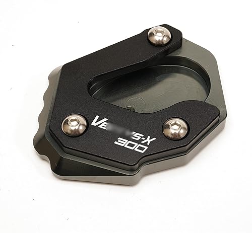 Miniatura 1 de EDKAY for Kawasaki for Versys-X 300 for Versys X 300 250 2017-2021 Motorbike Kickstand Sidestand Side Stand Enlarge Extension Pads Side Frame feet