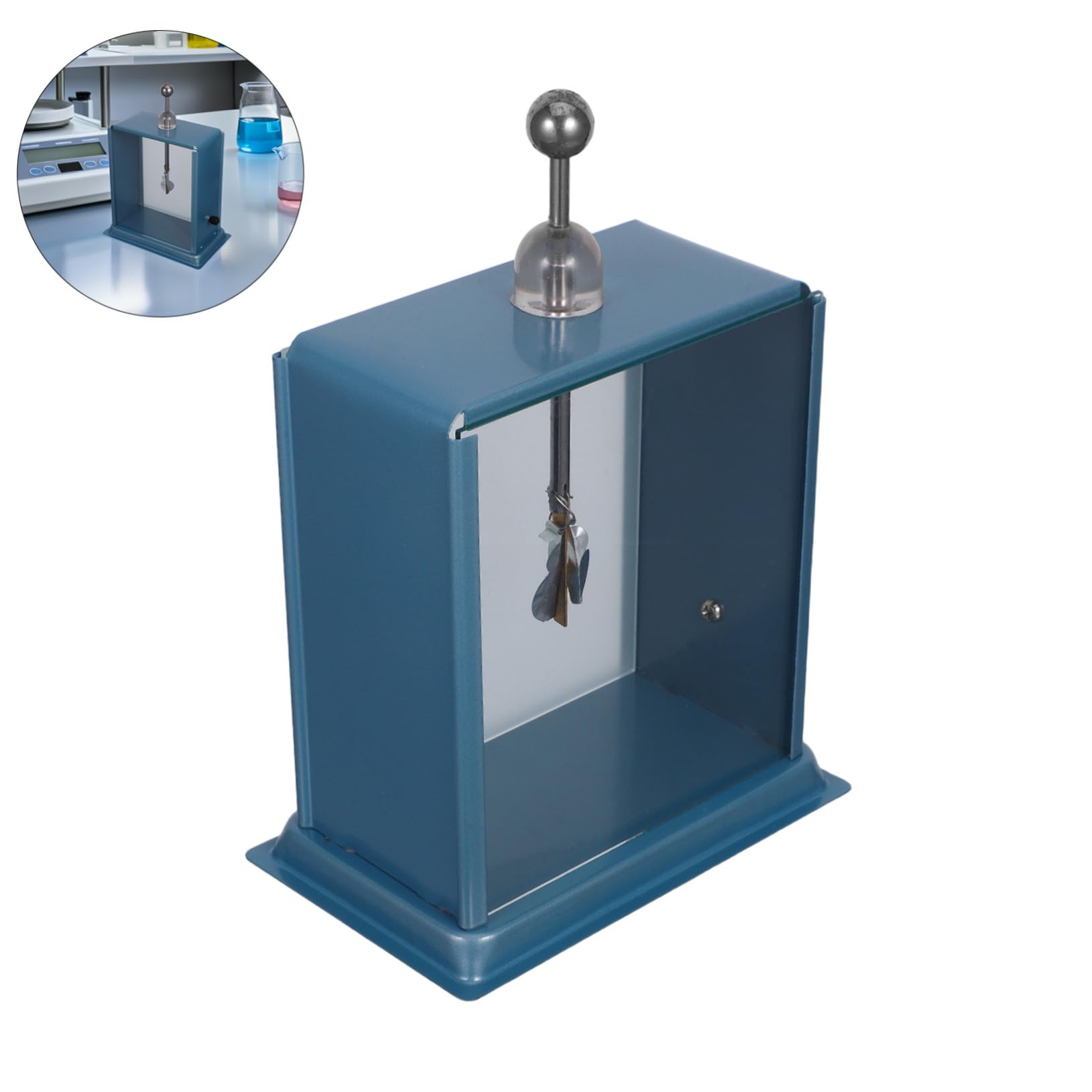 Cabilock Electrómetro Medidor de Electricidad Lámina de Hierro Instrumento Científico de Electricidad Estática para Aulas Herramienta de Aprendizaje de Física