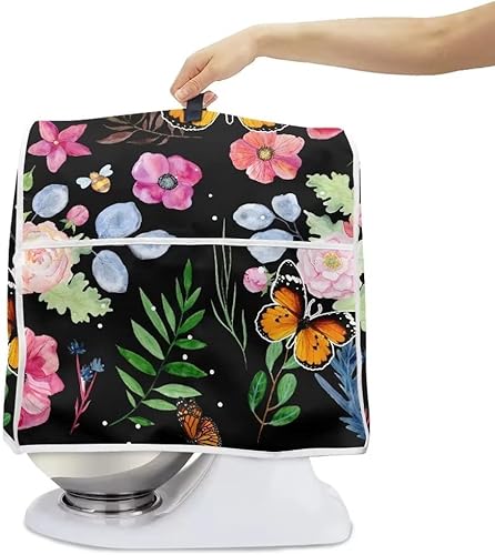 Miniatura 2 de Hechitok Butterfly Kitchen Aid - Funda para batidora de pie, paquete individual, se adapta a todos los modelos de cabezal inclinable y elevador de