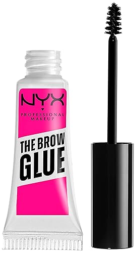 Miniatura 10 de NYX PROFESSIONAL MAKEUP The Brow Glue, Extreme Hold Gel de cejas tintado - Marrón oscuro