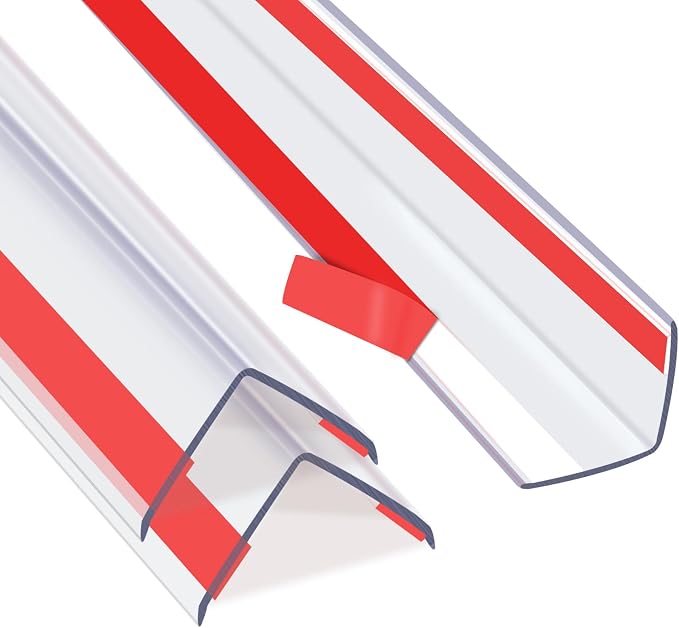 Amazon.com: Coengwui Clear Corner Guards, Peel and Stick L-Shaped ...