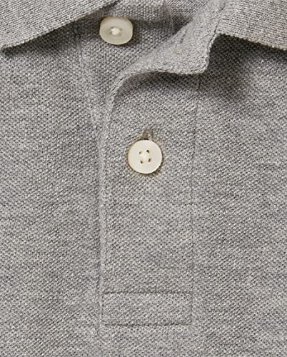The Children's Place Baby Boys And Toddler Short Sleeve Pique School Uniform Polo Shirt, Smoke Single, 3T Us #TOP1