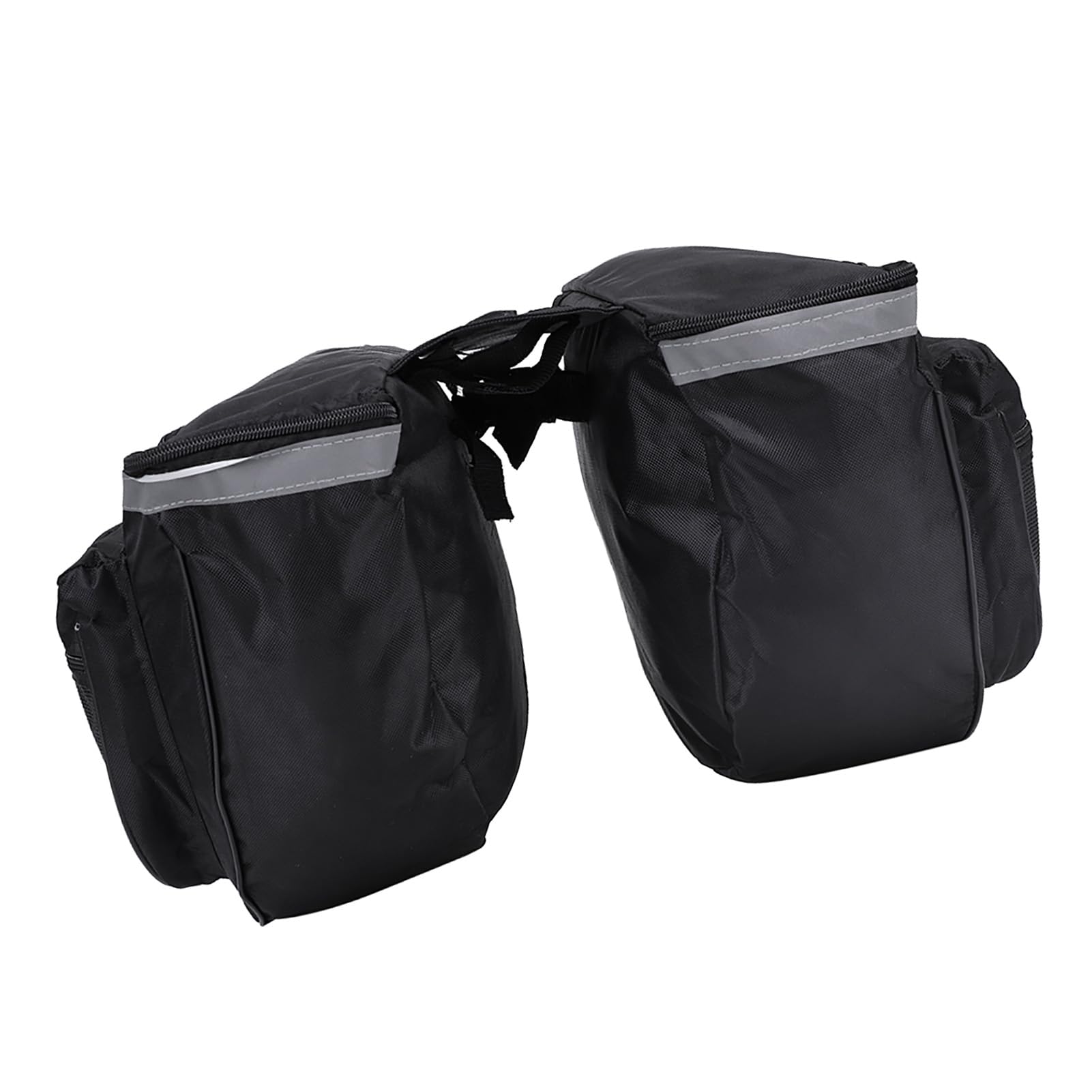 Gavigain 25L Waterproof Rear Rack Bag Double Pannier Carrier Trunk for Mountain Road Bikes Black Red bike panniers rack trunks