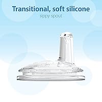 Vista 3 de Kit de iniciación de biberones anti-cólicos Dr. Brown's Options+ de cuello ancho con boquilla antiderrames, 9 oz/270 mL, con tetilla de flujo