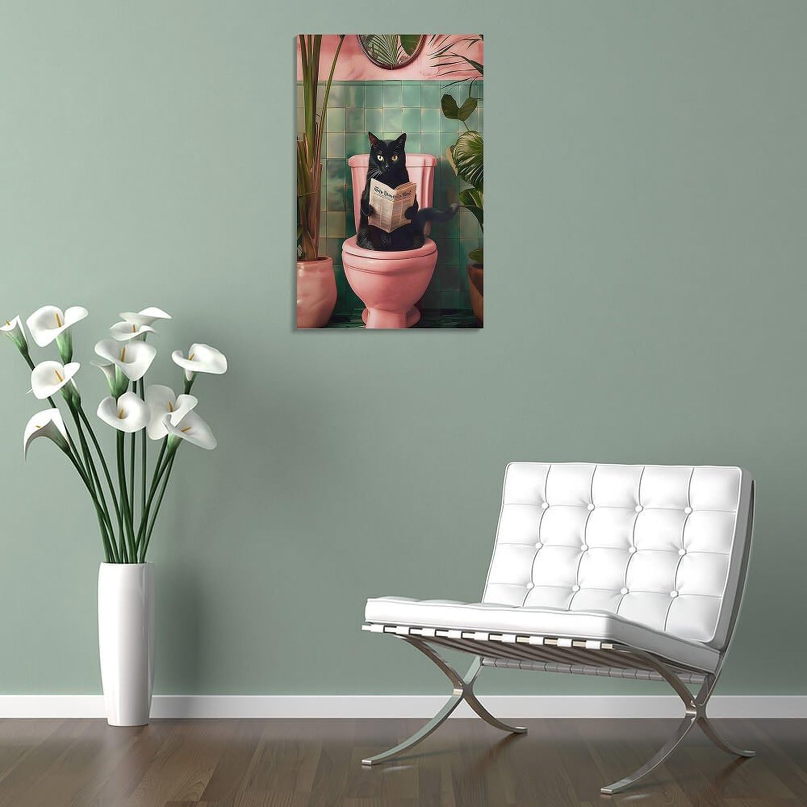 JEAM Poster artistico con immagine estetica del diavolo veste Prada, decorazione artistica da