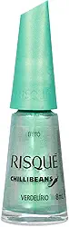 Esmalte Verde Água Risqué & Chilli Beans Verdelírio Efeito 8ml