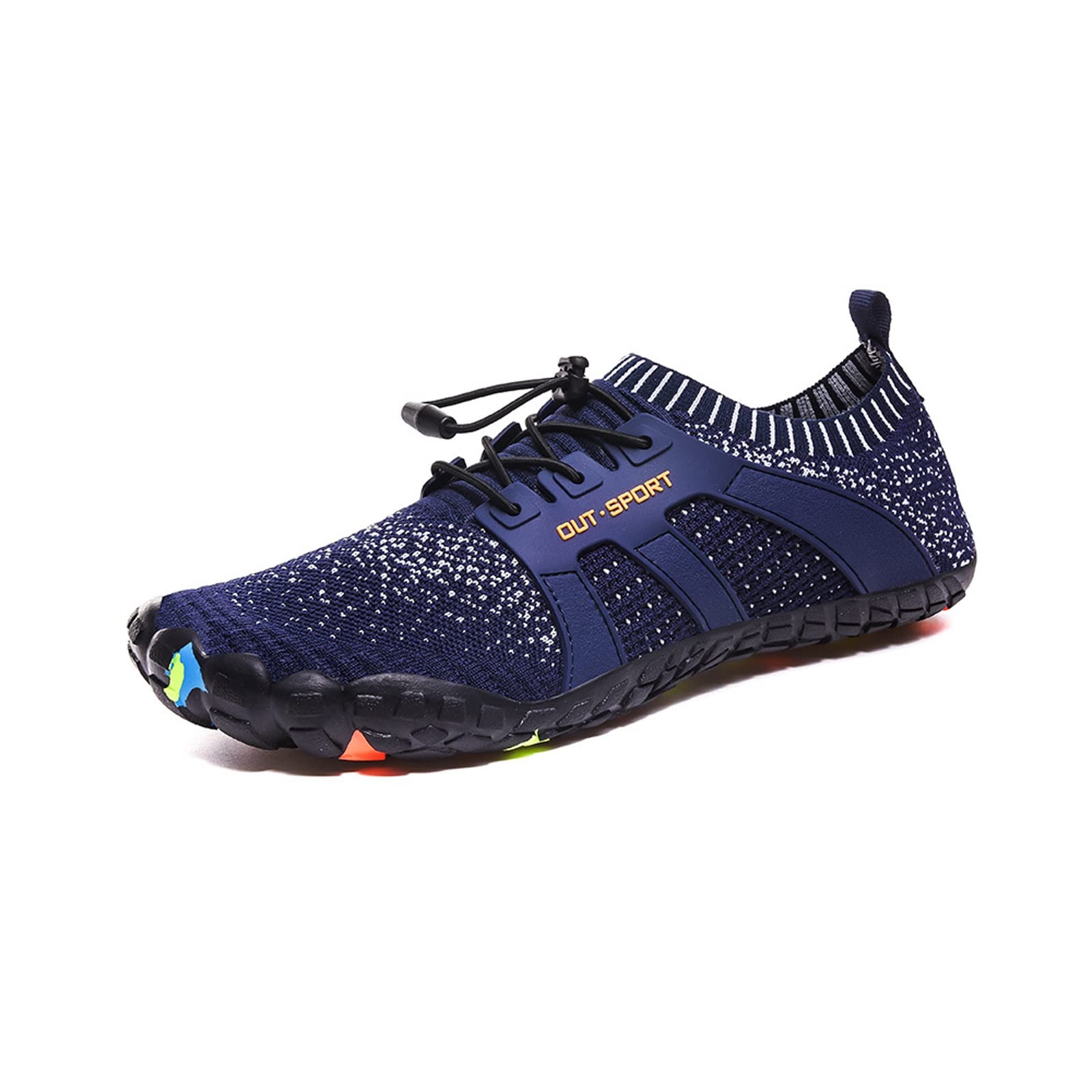 Wygwlg Herren-Wasserschuhe, Barfuß-Schuhe Schnell Trockene Aqua-Schwimmschuhe, Slip-on Soft-Sport Outdoor-Schuhe Für Pool Strand Surfen Wandern Wasser Park Yoga