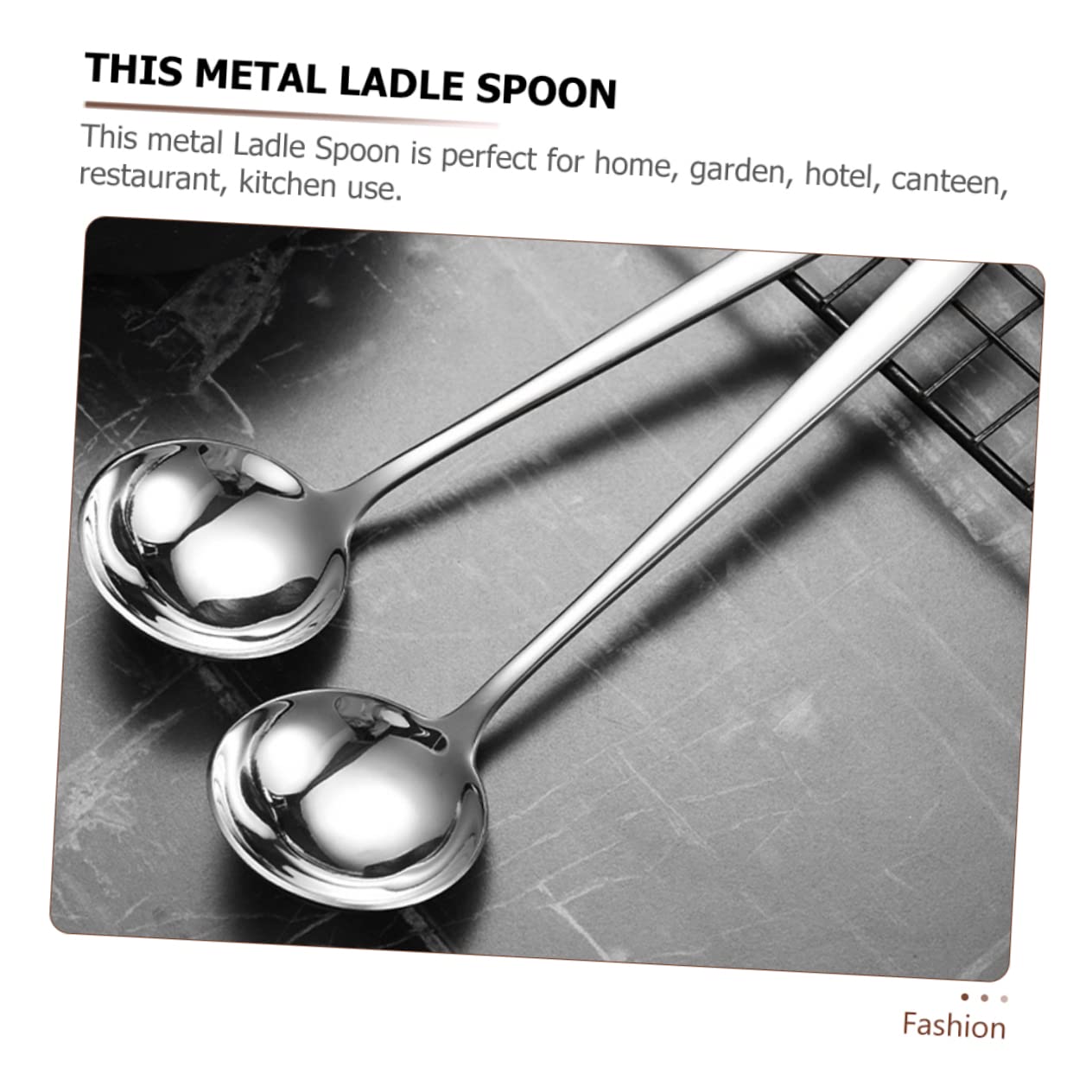 Amosfun 6 Pz Cucchiaio in Acciaio Inossidabile Cucchiaio Di Riso Da Minestra Multifunzione Di Porridge Paletta Da Tè Cucchiai Da Mestolo Cucchiai Per Mescolare Silver