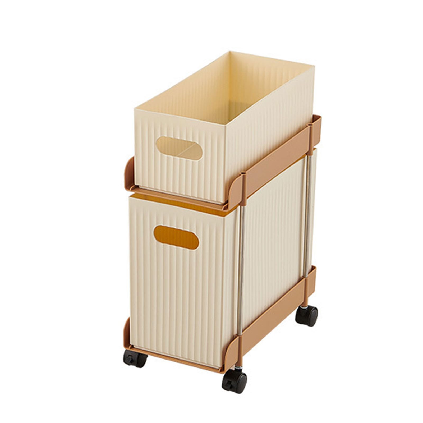 Nucelit Easy to Assemble Storage Cart Space Saving Serving Trolley for Kitchen Home Practical Books Snacks Organizers Organizers Rack