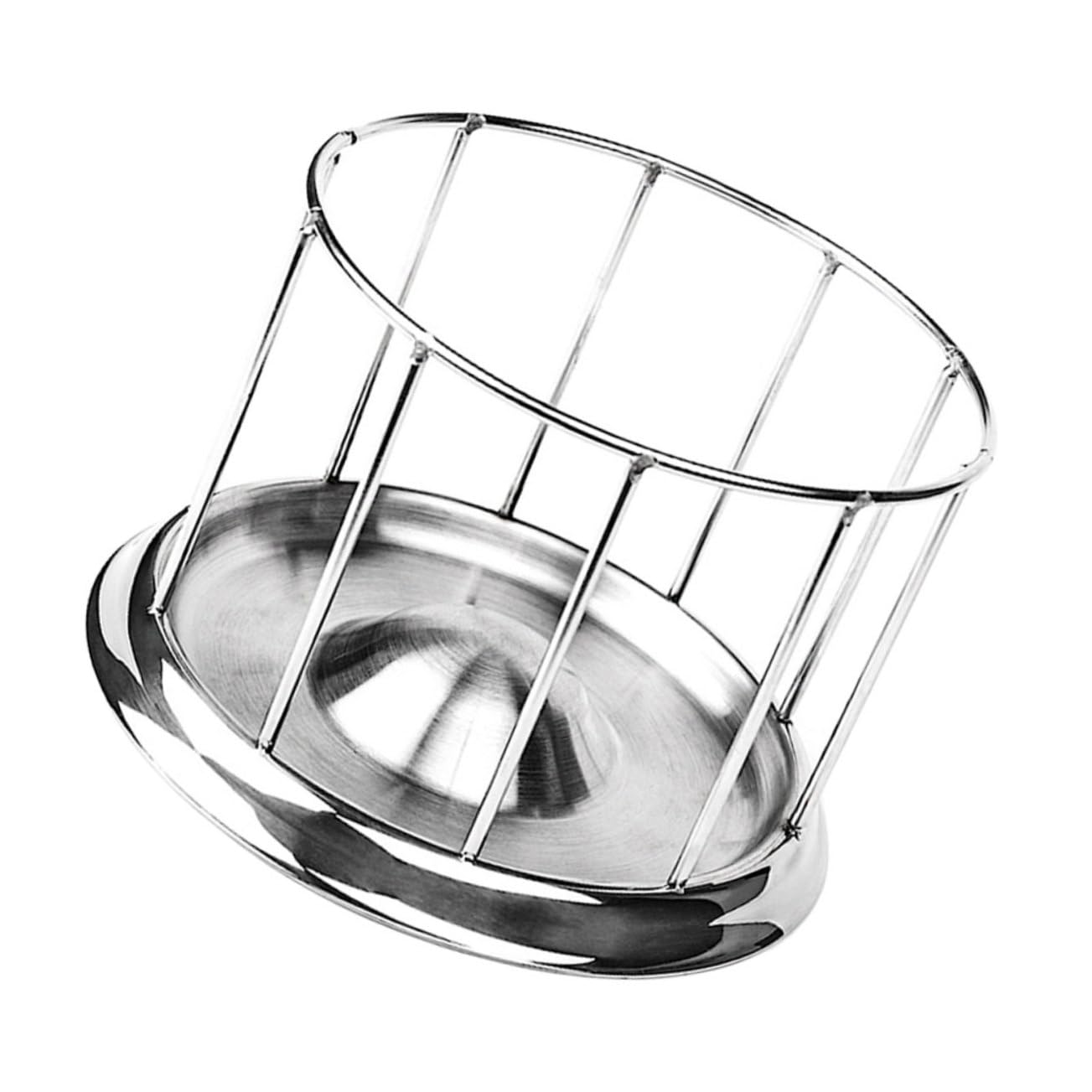 Mangiatoia per Tartarughe Design Pratico in Acciaio Inossidabile, Ciotola Rotonda Antiruggine per Cibo e Acqua per Rettili