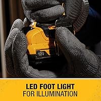 Vista 4 de DeWALT XTREME - Taladro inalámbrico de 12 voltios Max, kit de controlador, 3/8 pulgadas (DCD701F2)