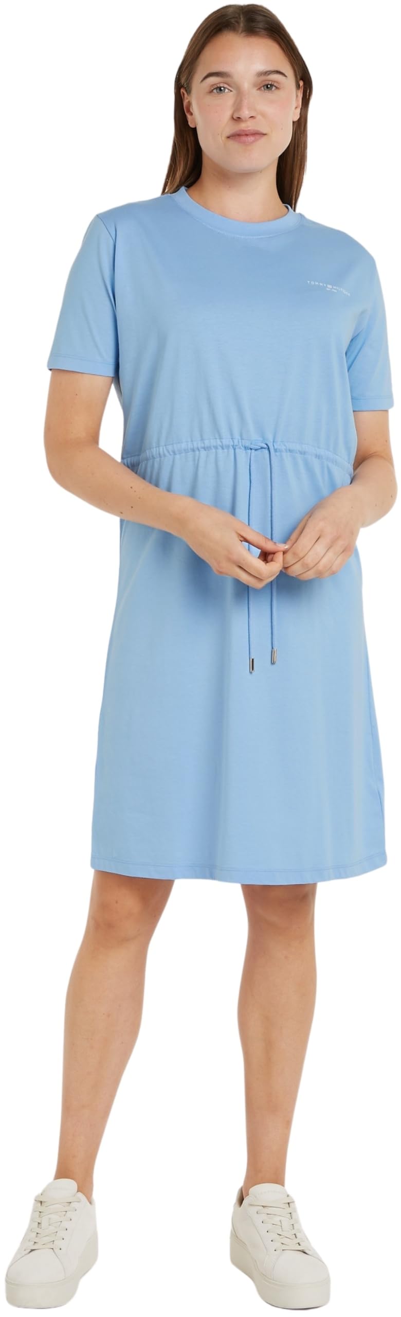 Tommy Hilfiger Damen T-Shirt Kleid Baumwolle