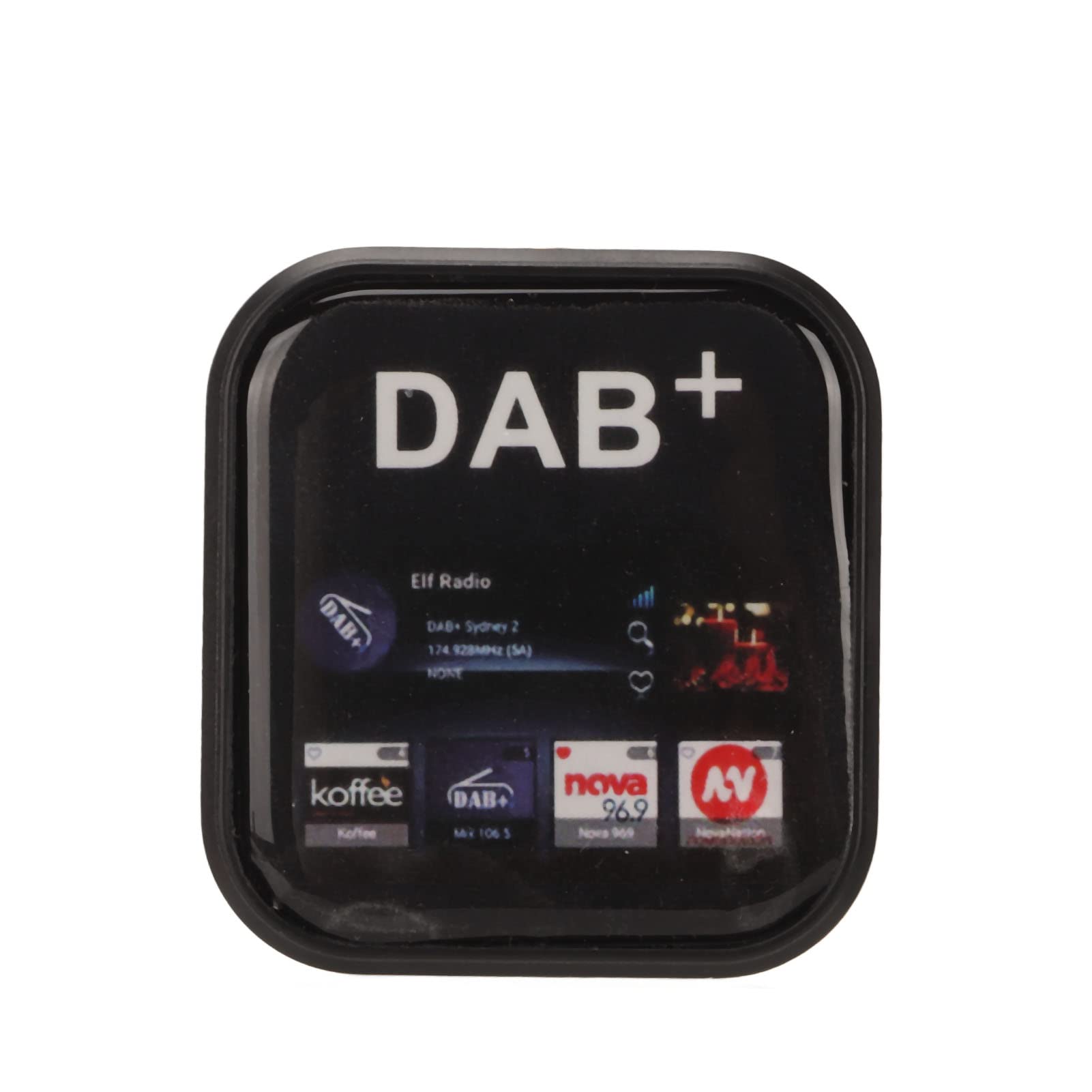 SIXRUN Odbiornik Radiowy Dab Dab+, Zasilany Przez USB, z anteną
