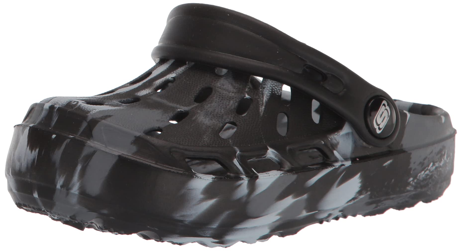 Skechers Boys SWIFTERS - Shore Blast Black/Gray Clog -1 Kids UK (2 US) (400065L) (B082YTJG3L) Amazon Price History, Amazon Price Tracker