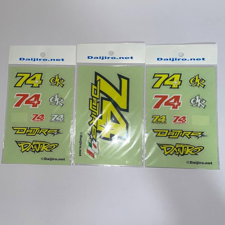 Amazon.co.jp: DAIJIRO ステッカー 74 加藤大治郎 ダイジロー