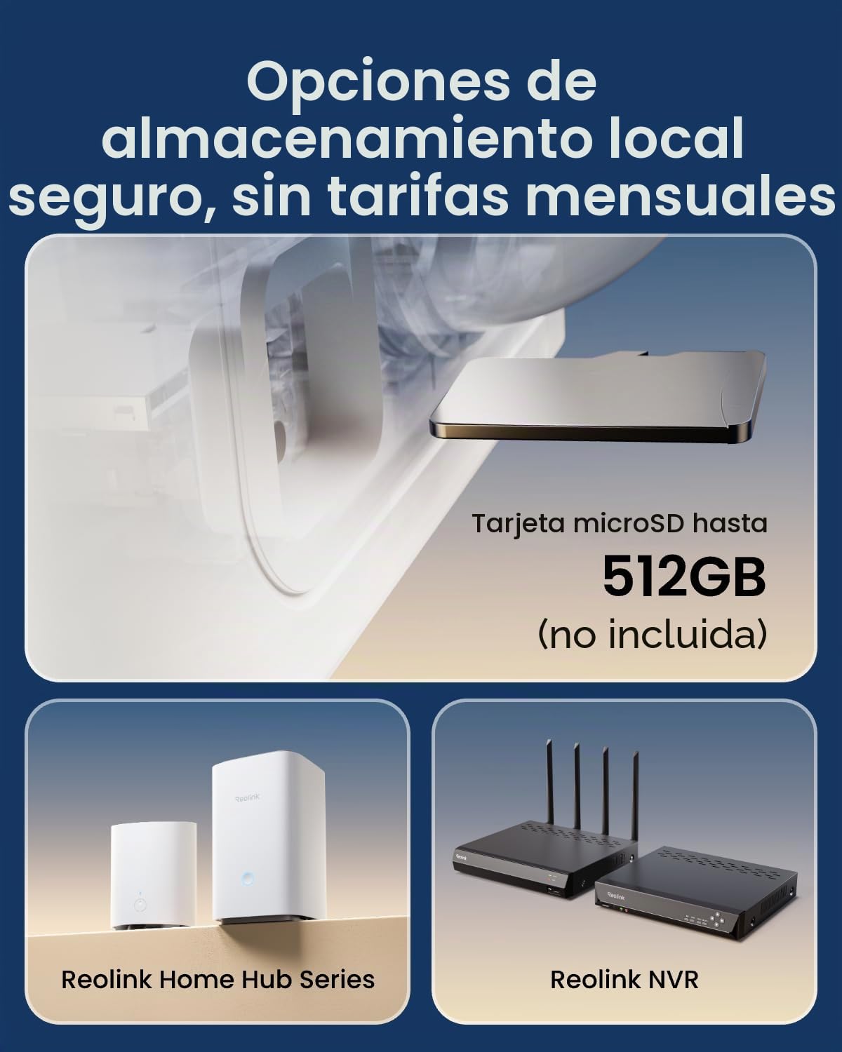Reolink Cámara de Seguridad Inalámbrica Exterior, Cámara Solar 1000 Lúmenes | Resolución 2K y Ángulo de Visión 150°, Cámara Solar con Foco Todo en Uno, Detección IA/PIR, Visión Nocturna a Color, Wi-Fi 6