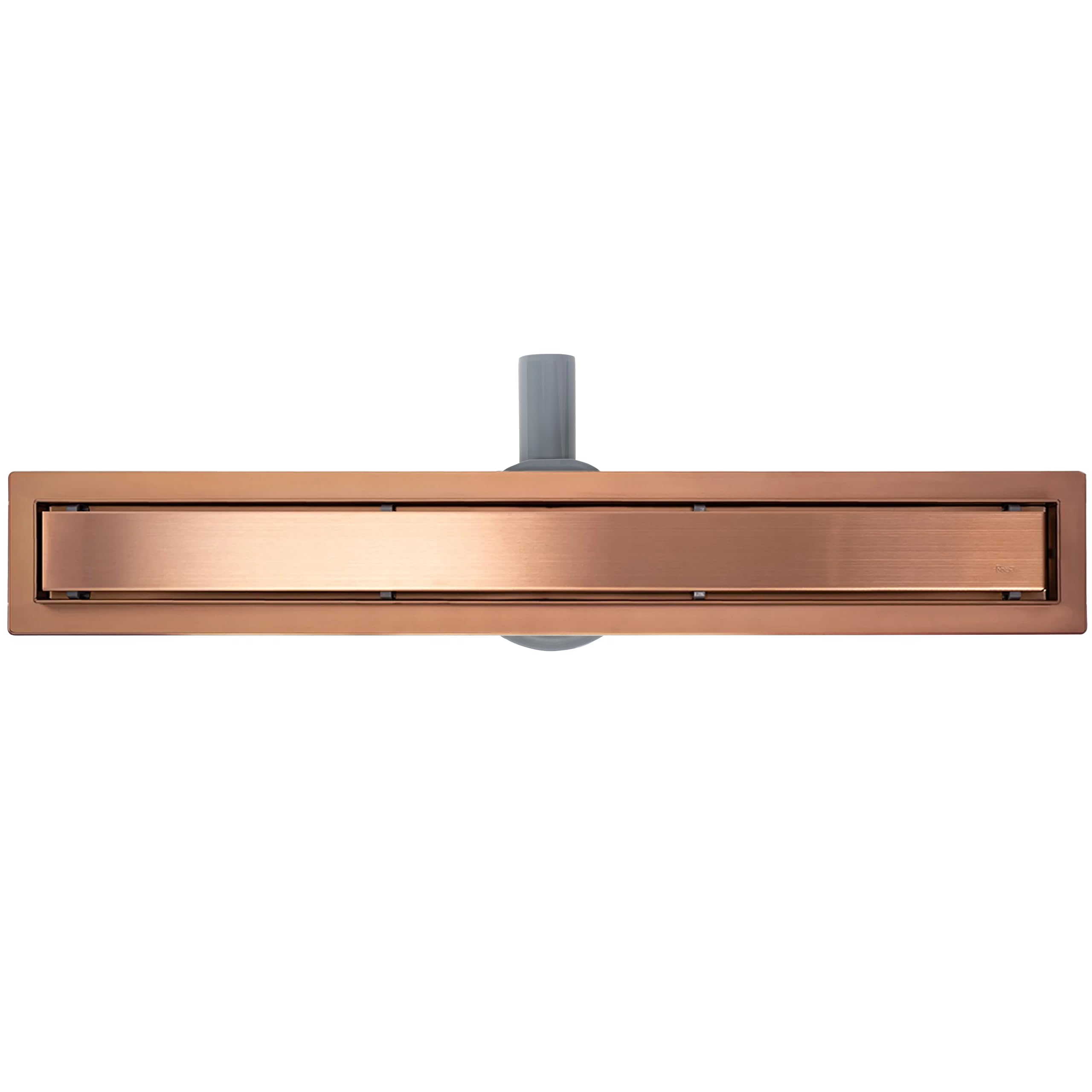 REA Drenaje Lineal NEOX Pro 74 X 11 X 6,5CM DESAGÜE Lineal DE Acero Inoxidable (Cobre Cepillado)