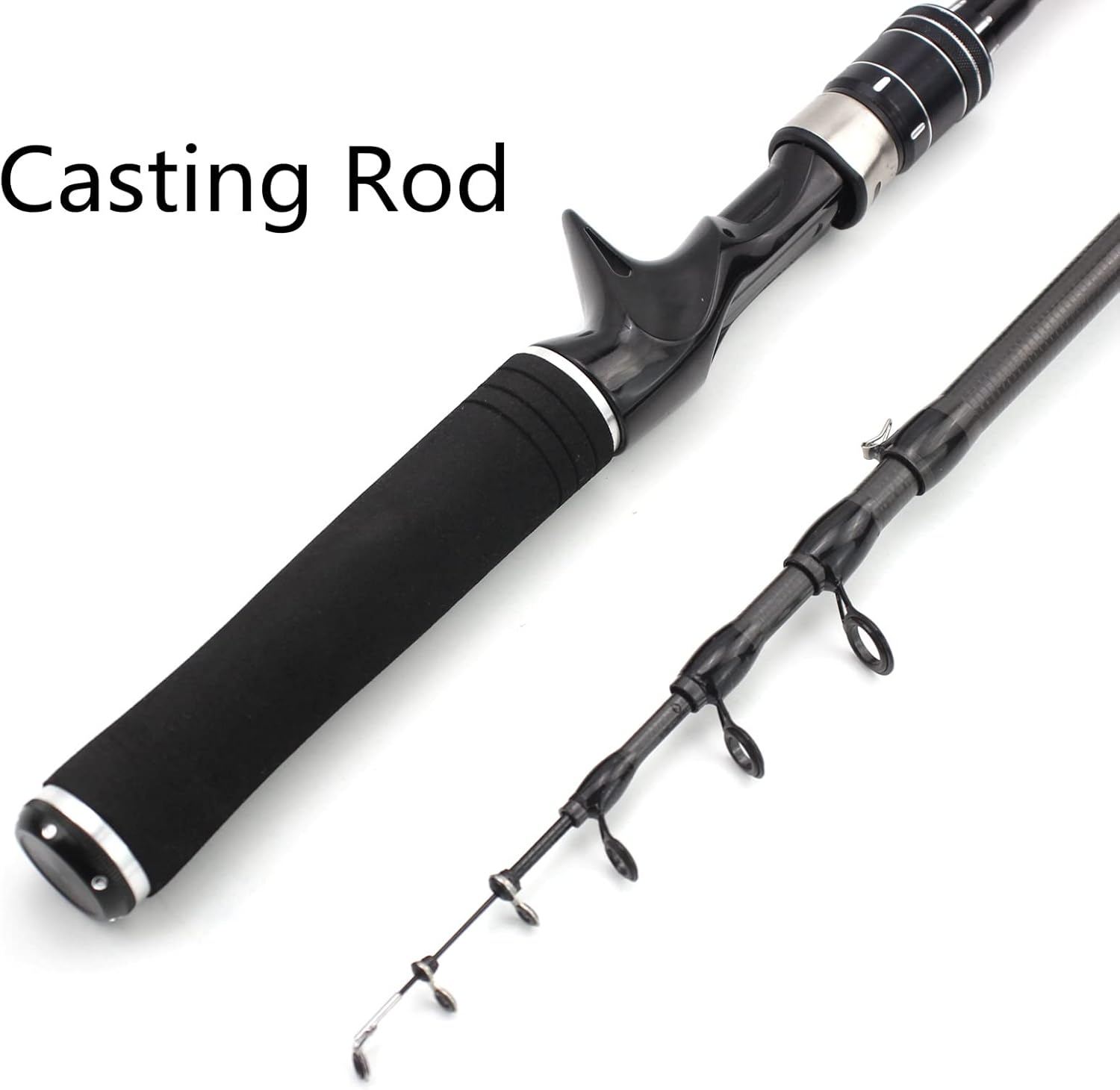 New 1.5m 1.8m 1.92m Ultra-Light Ul Power Telescopic Lure Rod, Rotating Casting Rod, Bait Weight 1-5g, Small Fishing Rod for Children and Beginners ZYHYD (Color : Casting Rod, Length : 150cm)