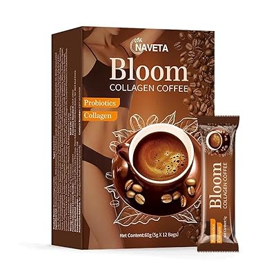 2Pcs Bloom Collagen Coffee,100% Pure & Organic Togo