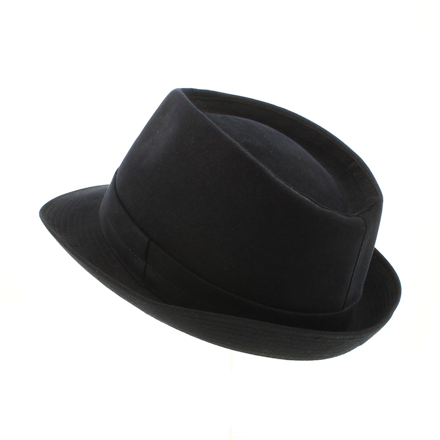 Alvito - Cappello Trilby con tesa stretta, in lino