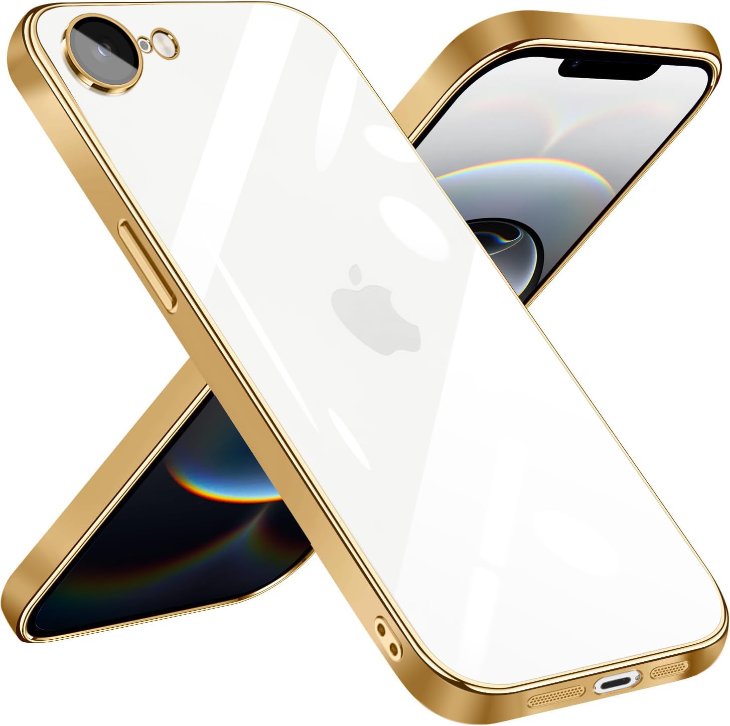 Amazon.co.jp: Cexitesuo For iPhone SE3 SE2 7 8 ケース クリア