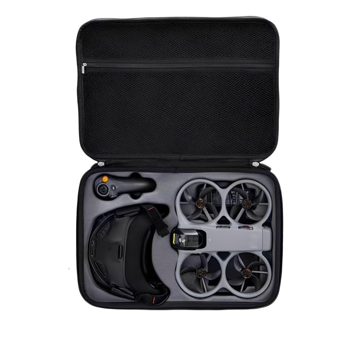 Hard Case for DJI Avata 360 Motion Fly More Combo, Waterproof Protective Storage Bag Travel Carry Bag for DJI Avata 360 Goggles N3, RC Motion 3 Carrying Case Drone Accessories (Black)