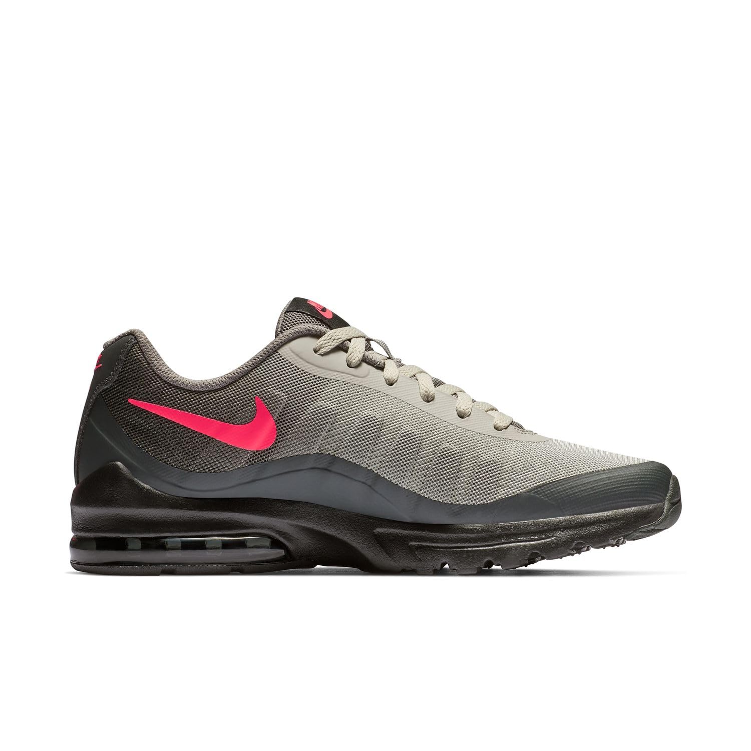 Nike - Nike Air MAX Invigor, Zapatillas de básquetbol, Black/Solar Red-Anthracite,