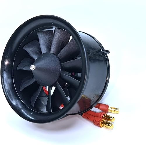 Miniatura 3 de EDF 1.969in 4S 4300KV 16.8V 11 aspas con 40A ESC, ventilador eléctrico con controlador de velocidad electrónico, motor de chorro RC, motor sin