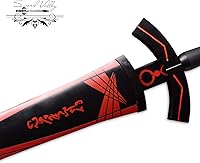 Vista 4 de Sword Valley Espada larga medieval de acero inoxidable, estilo juramento con vaina, decoración coleccionable, longitud completa 45.3 in