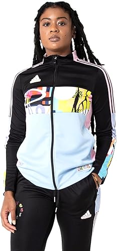 adidas Love Unites Tiro Track - Chaqueta para mujer, Negro, XXL