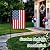 HOOSUN Garden Flag Stand, Premium Garden Flag Pole Holder Metal Powder-Coated Weather-Proof Paint with one Tiger Clip and two Spring Stoppers without flag