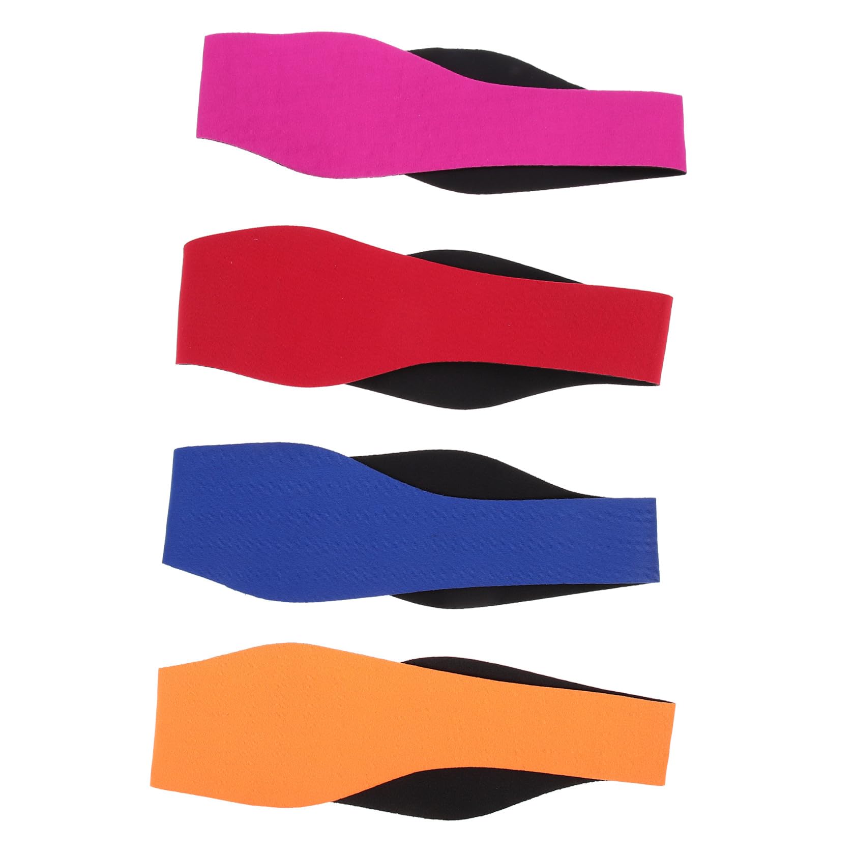 ABOOFAN 16piezas Banda Para Cabeza De Natación Ajustable y Transpirable Cubiertas De Oído Impermeables Para Adultos y Protector De Oídos Para Baño y Actividades Acuáticas
