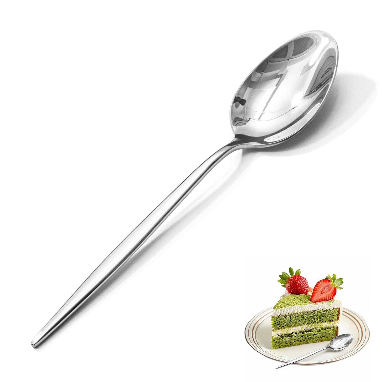 KINGSTONE 12-Piece Dinner Forks Set 8.5", Food Grade 18/10 Stainless Steel — Amazon image 11