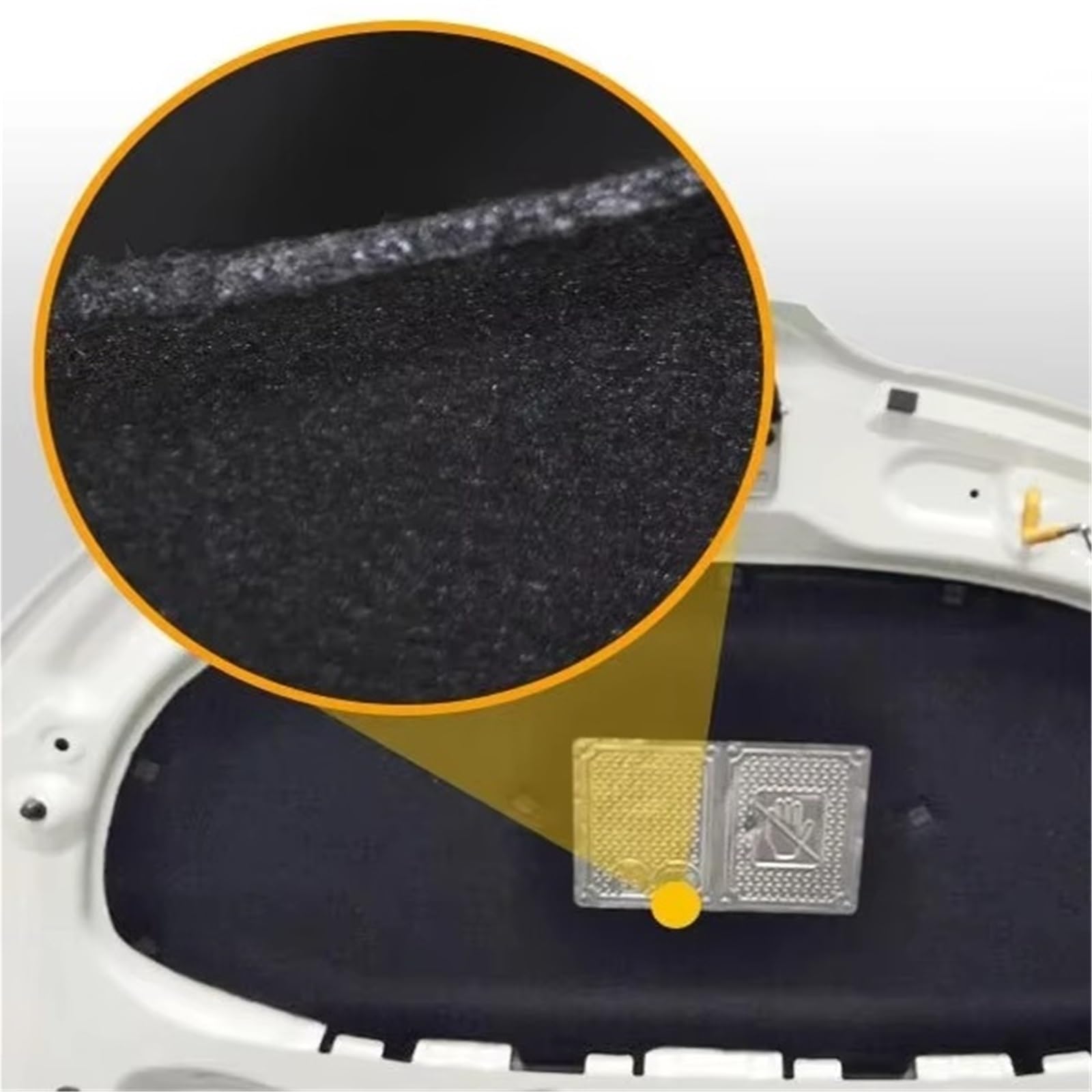 Compatible Con VW Para Scirocco 2008-2017 Almohadilla Para Capó De Motor De Coche Alfombra Ignífuga De Aislamiento Acústico De Motor Delantero Insonorizado