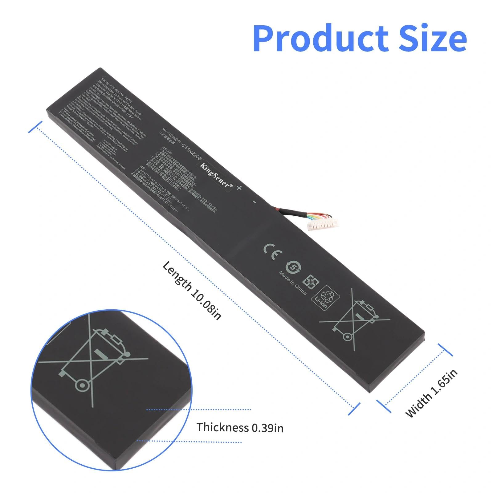 Batterie Portable 40 Wh pour ASUS ROG Ally - C41N2208 15,4 V