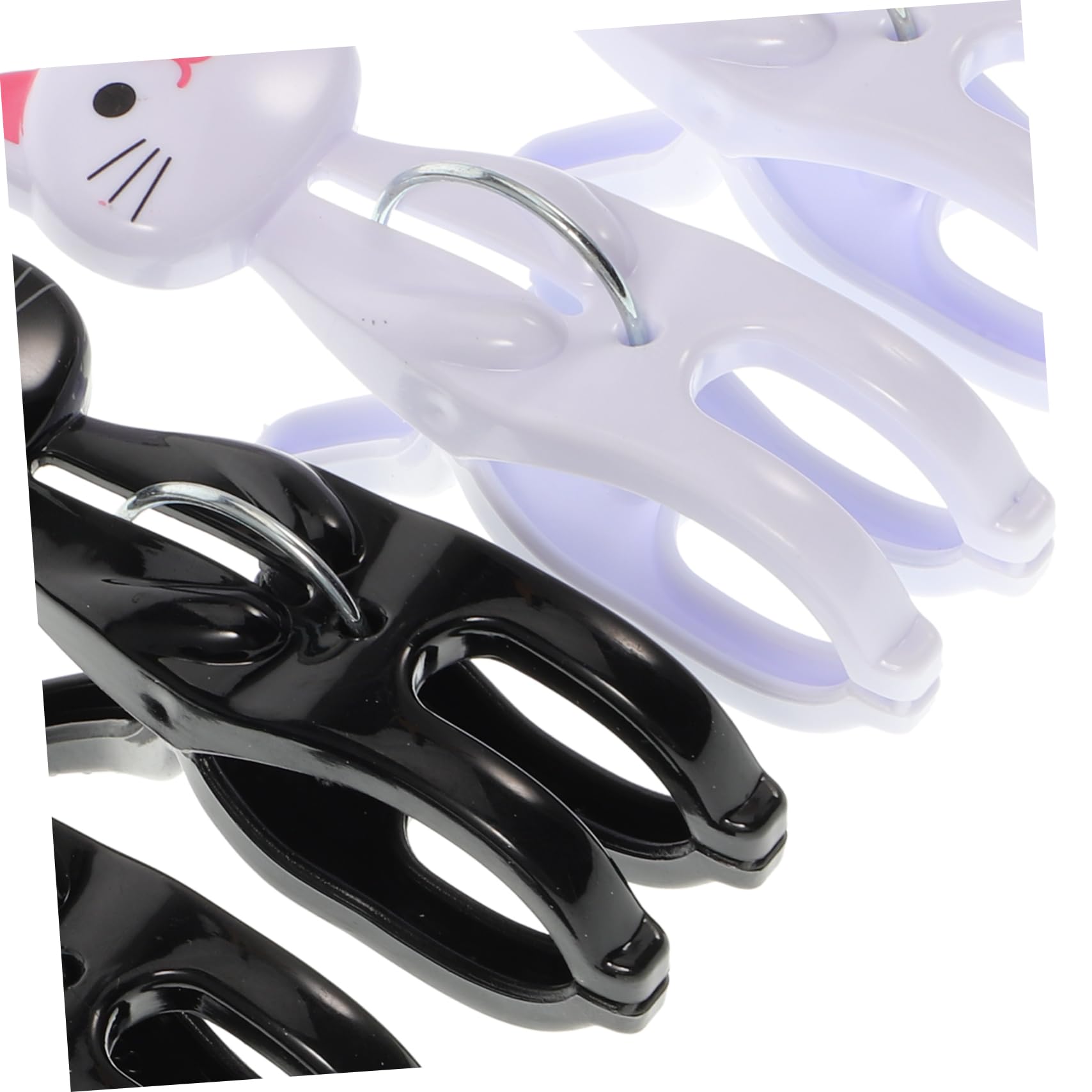 16pièces Clips De Serviette De Plage Anti-Vent Forme De Chat Pince à Linge pour Serviettes Draps Et Couettes