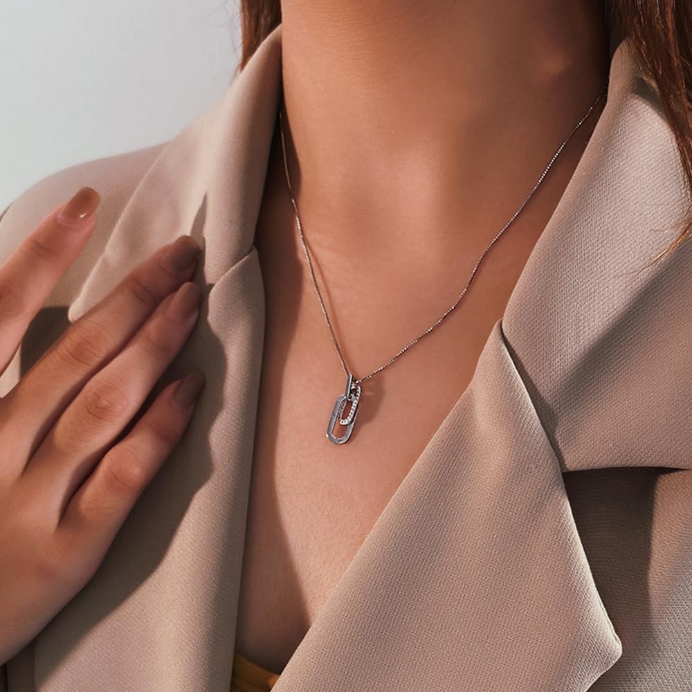 Unbiological Daughter Necklace For Women, Adjustable Interlocking Circle Mother Daughter Necklace Forever Linked Stepmom/Stepdad Jewelry Gifts - Image 4