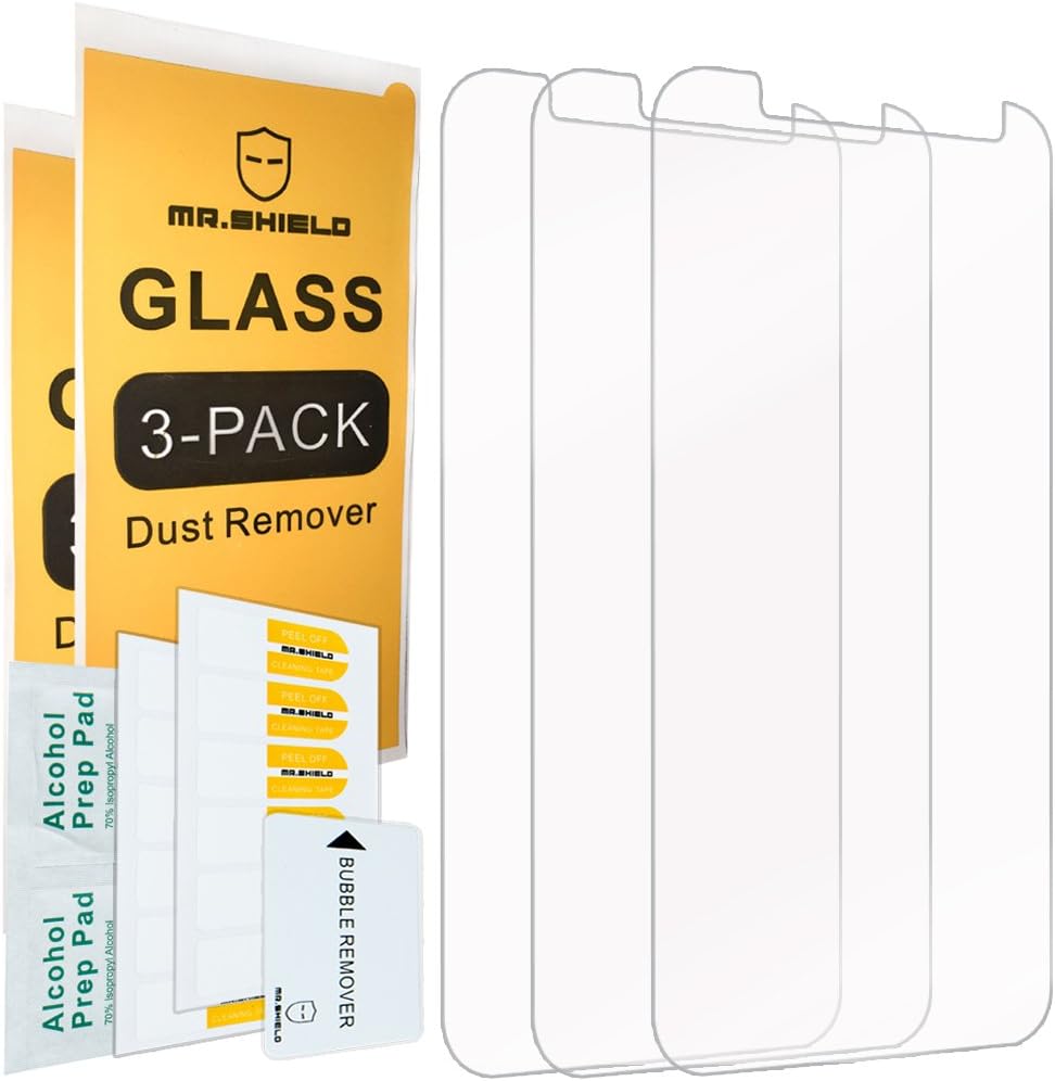 Mr.Shield [3-PACK] Designed For ZTE ZFive C LTE [Tempered Glass] Screen Protector [Japan Glass With 9H Hardness] with Lifetime Replacement