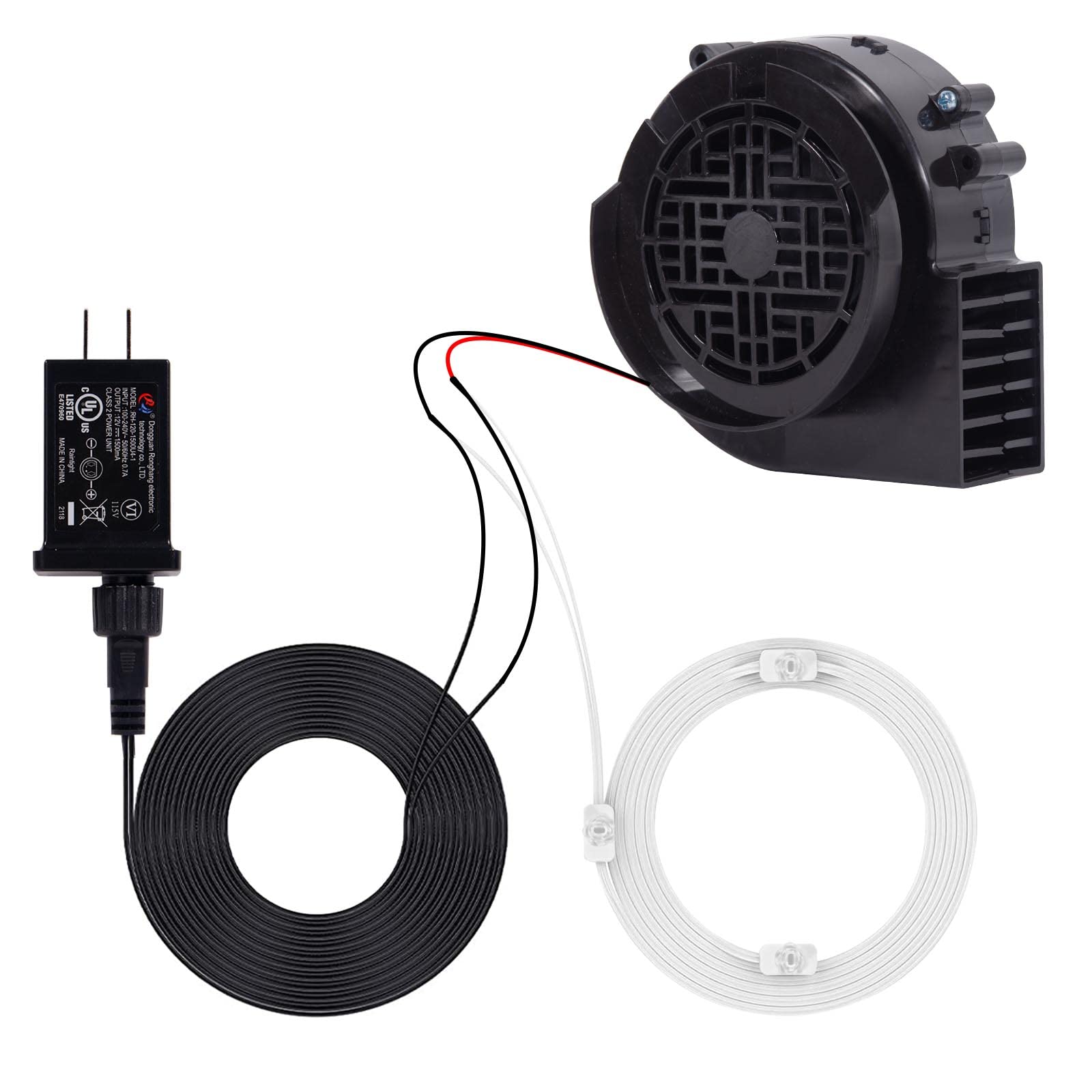 Replacement Fan Blower 12V 1.2 A Mini Blow Air Blower DC Blower Adapter Christmas Holiday Inflatables Fan Blower Blower for Air Blowing Mold Suitable for Etiquette Activities Puppets Inflatable Toys