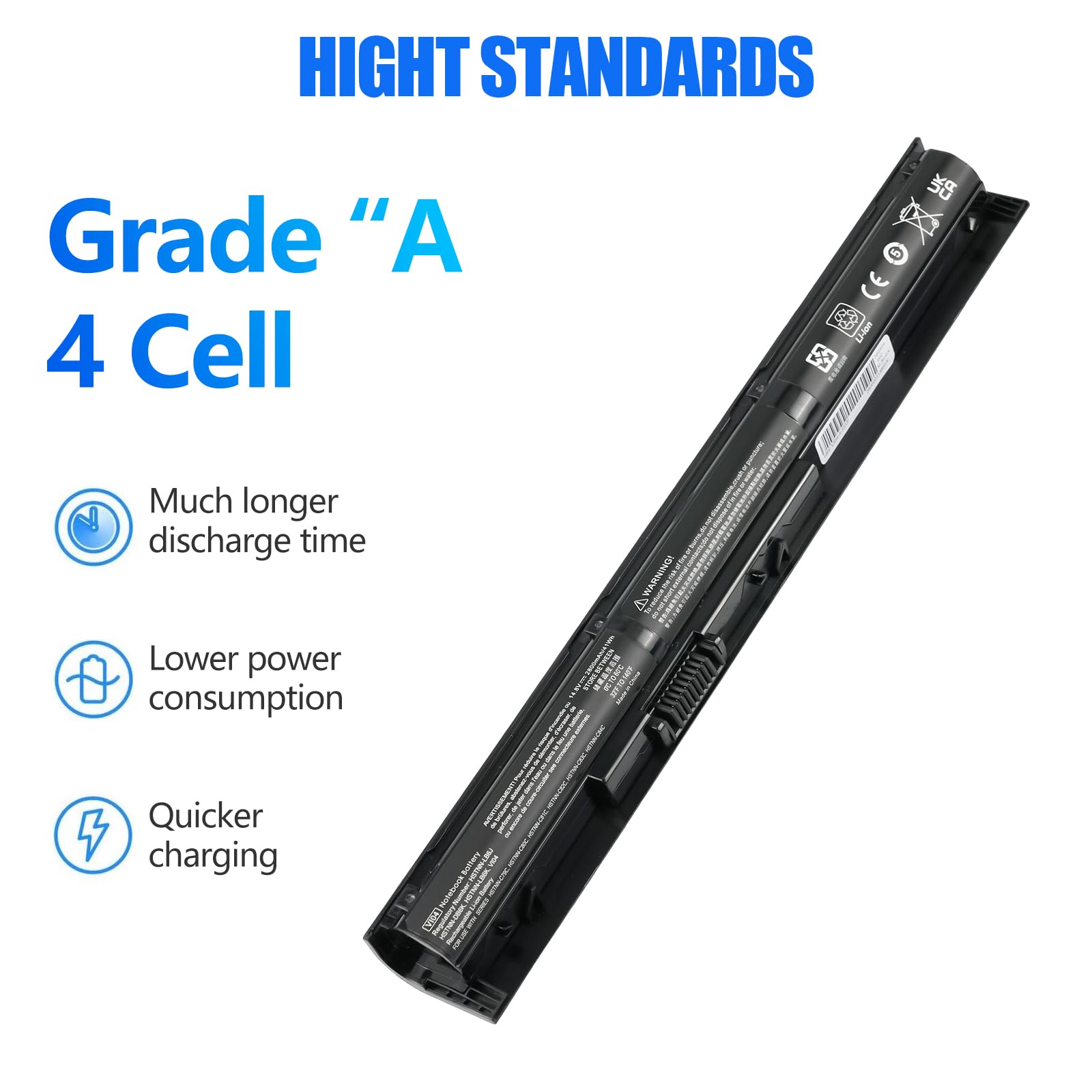 Amazon.com: HSX 756743-001 VI04 V104 Laptop Battery for HP