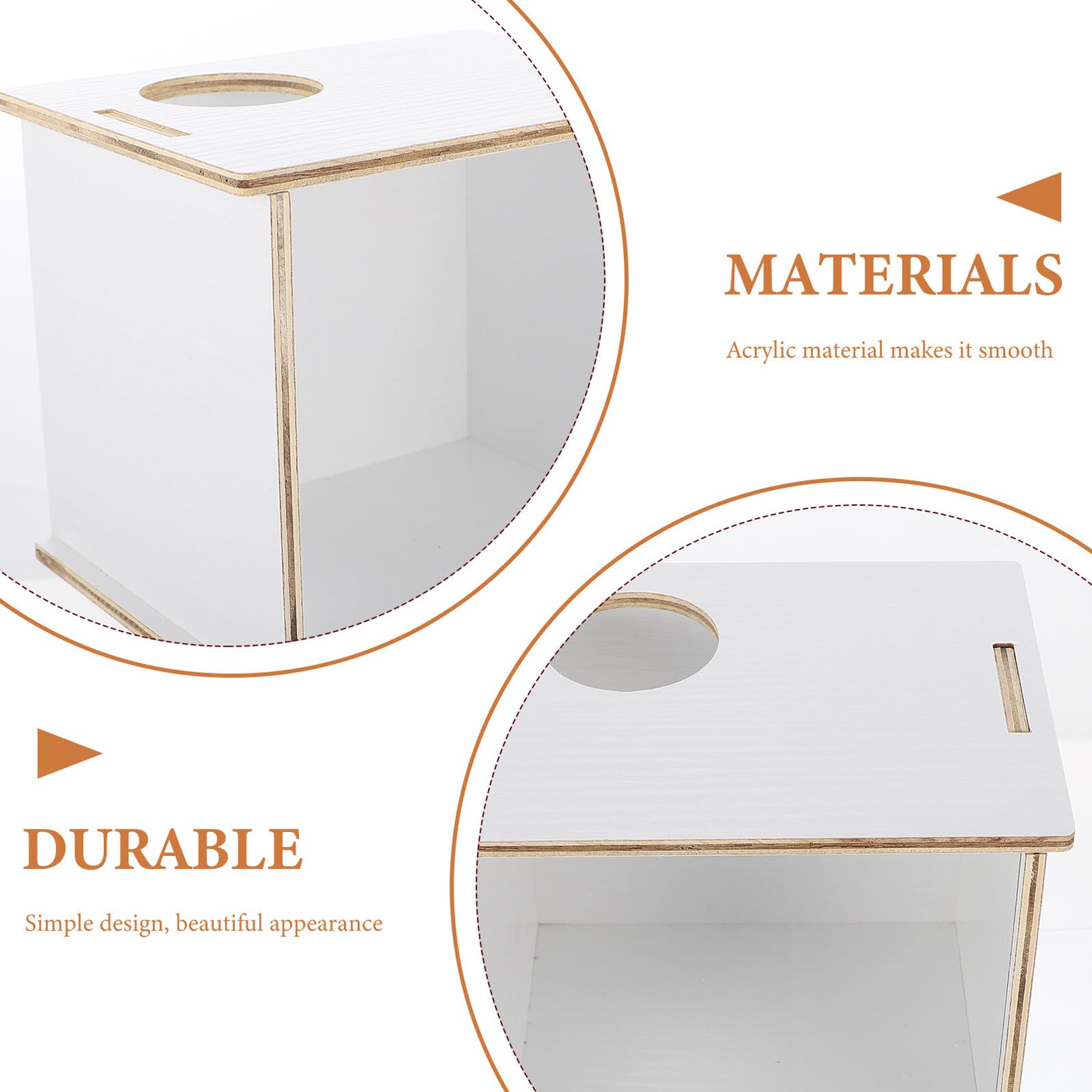 SHINEOFI Dekorative Chinchilla Badewanne und Acryl mit Glatter Oberfläche Multifunktionale Sandbadbox für Hamster und Meerschweinchen im Heimgebrauch